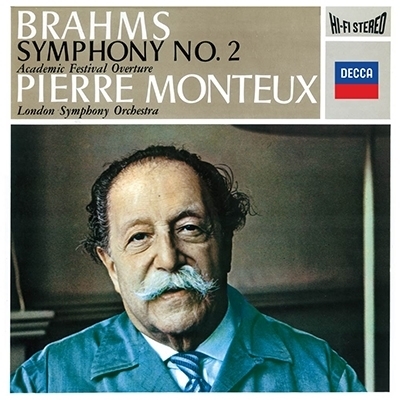 ブラームス 交響曲第2番他 モントゥー／ロンドン交響楽団 1962年録音